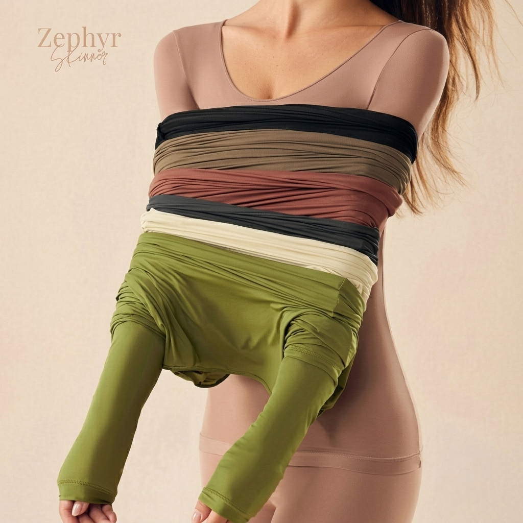 Conjunto de Roupa Térmica Feminina Sem Costuras Skinner - Compre 1 Leve 2