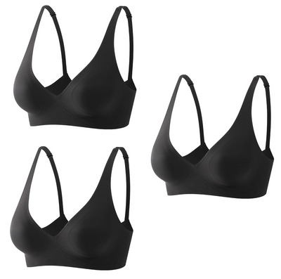 Sutiã Breeze Gel - Compre 2, Leve 3 - Preto + Preto + Preto